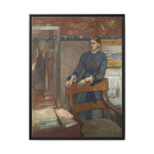 Hélène Rouart in her Father's Study (1886) by Edgar Degas - NOMADEN ART GALLERY