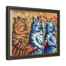 Three cats singing. Gouache by Louis Wain, 1925/1939