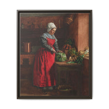 A Cook in a Red Apron in the Inn at Vaugirard (1862) by Léon Bonvin - NOMADEN ART GALLERY