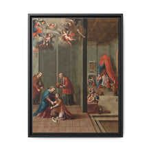 The Visitation and the Birth of Saint John the Baptist (La visitación y el nacimiento de san Juan Bautista) by Nicolás Enríquez - NOMADEN ART GALLERY