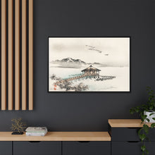 Cottage by the sea by Kōno Bairei (1844-1895)