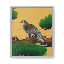 Pine and Eagle, a traditional portrait of a charismatic Japanese eagle by Kano Tanyu (1602-1674) - NOMADEN ART GALLERY
