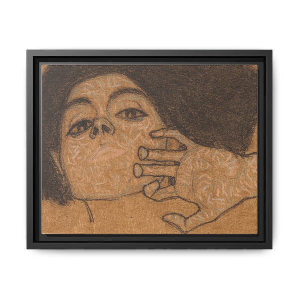 Head of a Woman (1908) by Egon Schiele - NOMADEN ART GALLERY
