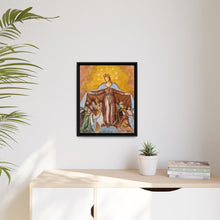 Fresco of Virgin-of-Mercy on the northern wall of the subsidiary church Saint Anna in Saager