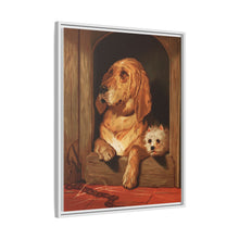 Dignity and Impudence by Sir Edwin Landseer (1877), Landseer’s dog painting of a bloodhound and a terrier - NOMADEN ART GALLERY