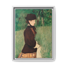 Young Woman in a Garden (Jeune femme dans un jardin), (1879) by Édouard Manet - NOMADEN ART GALLERY