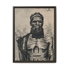 A shaman or medicine man with extensive body painting, Worgaia, Central Australia - NOMADEN ART GALLERY