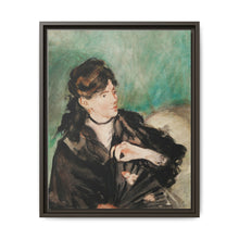 Portrait of Berthe Morisot with a Fan (1874) by Édouard Manet. - NOMADEN ART GALLERY