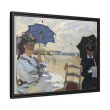 Claude Monet's The Beach at Trouville (1870) - NOMADEN ART GALLERY