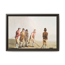 Illustration of nor and spell from The Costume of Yorkshire (1814) by George Walker - NOMADEN ART GALLERY