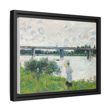 Claude Monet's The Promenade with the Railroad Bridge, Argenteuil (1874) - NOMADEN ART GALLERY
