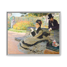 Camille Monet (1847–1879) on a Garden Bench (1873) by Claude Monet - NOMADEN ART GALLERY