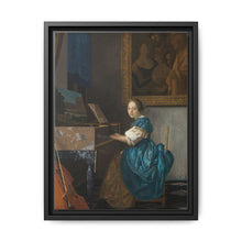 Johannes Vermeer’s Young Woman Seated at a Virginal (ca. 1670–1672) - NOMADEN ART GALLERY