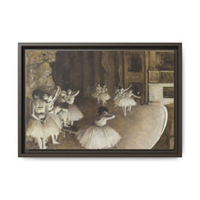 Ballet Rehearsal on Stage (1874) by Edgar Degas - NOMADEN ART GALLERY