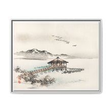 Cottage by the sea by Kōno Bairei (1844-1895) - NOMADEN ART GALLERY
