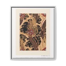 Flower pattern Art Deco stencil print in oriental style. Original from our own 1914 edition of Samarkande - NOMADEN ART GALLERY