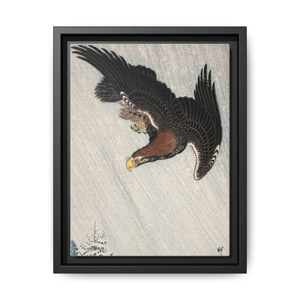 Eagle Flying in Snow (1933) by Ohara Koson