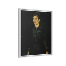 Inger in Black (1884) by Edvard Munch - NOMADEN ART GALLERY