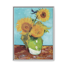 Vincent van Gogh's Vase with Three Sunflowers (1888) - NOMADEN ART GALLERY