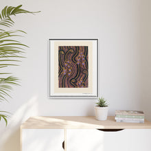 Art Deco Flower pattern pochoir print in oriental style