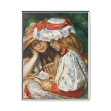 Two Girls Reading (c. 1890–1891) by Pierre-Auguste Renoir - NOMADEN ART GALLERY