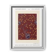 Art Nouveau Flower pattern pochoir print in oriental style. Original from our own 1914 edition of Samarkande - NOMADEN ART GALLERY