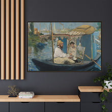 Monet en su barca (c. 1874) de Edouard Manet