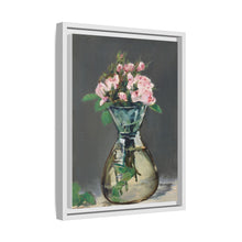 Rosas de musgo en un jarrón (1882) de Edouard Manet.