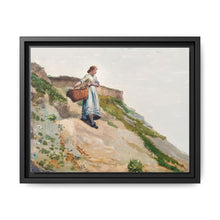 Girl Carrying a Basket (1882) by Winslow Homer - NOMADEN ART GALLERY