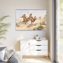Apache Indians on Horseback by Herman Wendelborg Hansen