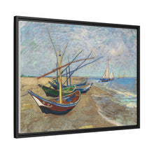 Vincent van Gogh's Fishing Boats on the Beach at Saintes-Maries (1888) - NOMADEN ART GALLERY