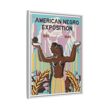 Poster for the American Negro Exposition in Chicago (1940) illustration by Robert Savon Pious.