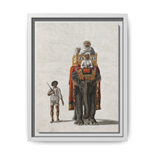 Indian Gouache Painting: Elephant Procession - NOMADEN ART GALLERY