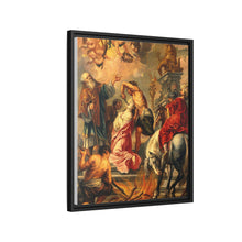 The martyrdom of Saint Apollonia. Oil painting after Jacob Jordaens.
