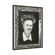 August Strindberg (1896) by Edvard Munch - NOMADEN ART GALLERY