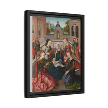 The Virgin and Child with Four Holy Virgins (c. 1495 - c. 1500) by Master of the Virgo inter Virgines - NOMADEN ART GALLERY