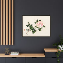 Pink rose by Kōno Bairei (1844-1895)