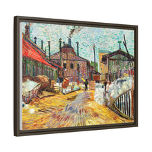 The Factory (1887) by Vincent Van Gogh. Original from the Barnes Foundation. - NOMADEN ART GALLERY