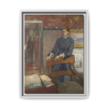 Hélène Rouart in her Father's Study (1886) by Edgar Degas - NOMADEN ART GALLERY