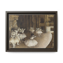 Ballet Rehearsal on Stage (1874) by Edgar Degas - NOMADEN ART GALLERY