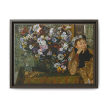 Edgar Degas's A Woman Seated beside a Vase of Flowers (Madame Paul Valpinçon?) - NOMADEN ART GALLERY