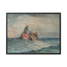 Hauling in the Nets (1887) by Winslow Homer - NOMADEN ART GALLERY