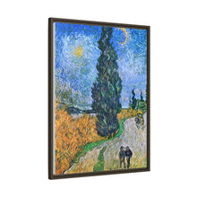 Vincent van Gogh's Road with Cypress and Star (1890) - NOMADEN ART GALLERY