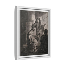 Simeon recognises the infant Jesus as saviour. Etching by C.W. Weisbrod after Rembrandt, 1627-8.