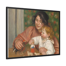 El niño con juguetes de Pierre-Auguste Renoir, Gabrielle y el hijo del artista, Jean (1895-1896) 