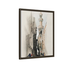 The minaret of the Mosque The Rhamree illustration by David Roberts (1796–1864).
