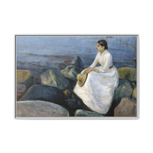 Summer night, Inger on the beach (1889) by Edvard Munch - NOMADEN ART GALLERY