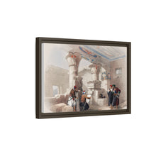 Deir el Medina (Dayr al Madinah) is an ancient Egyptian village which was home to the artisans who worked on the tombs in the Valley of the Kings illustration by David Roberts