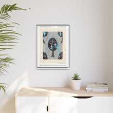 Estampado pochoir con estampado de pájaros Art Nouveau en estilo oriental