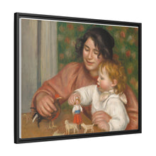 El niño con juguetes de Pierre-Auguste Renoir, Gabrielle y el hijo del artista, Jean (1895-1896) 